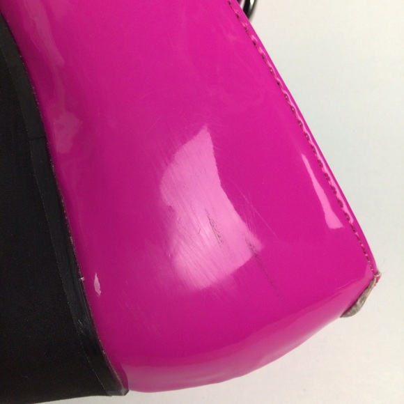 Dolls Kill Current Mood Y2K Damnation Platform Goth Mary Janes Shoes Hot Pink 8 - Picture 9 of 12